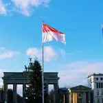 One of the best kept 18th-century neoclassical monuments in Berlin: the Brandenburg Gate.