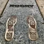 The famous “Rocky Steps” at the entrance of the Philadelphia Museum of Art